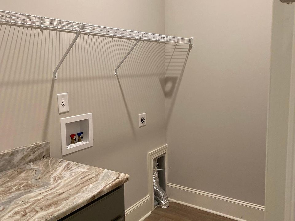 Laundry hook ups