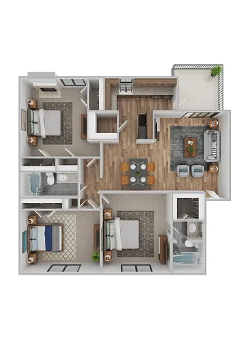 Floor plan C1