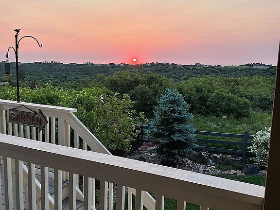 East facing deck morning sun