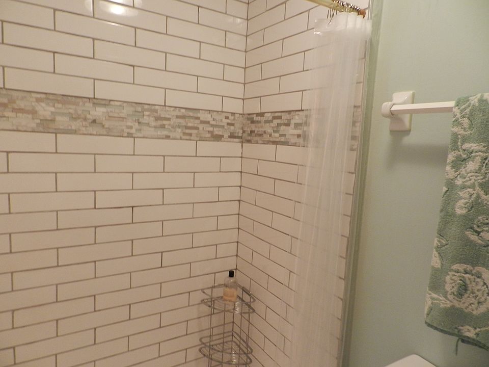 Upstairs walk in shower