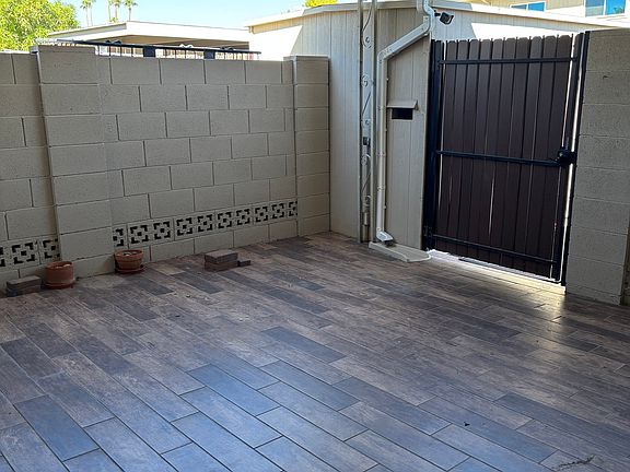Back covered patio