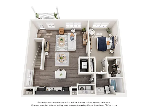Floor plan The Higgins