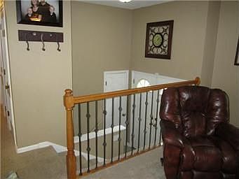 Entry with Wrought Iron Spindles