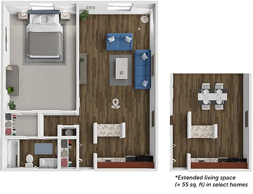 Floor plan Thompson