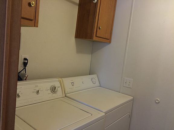 Laundry Room With Washer and Dryer Included