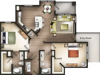 Floor plan B2M The Howard
