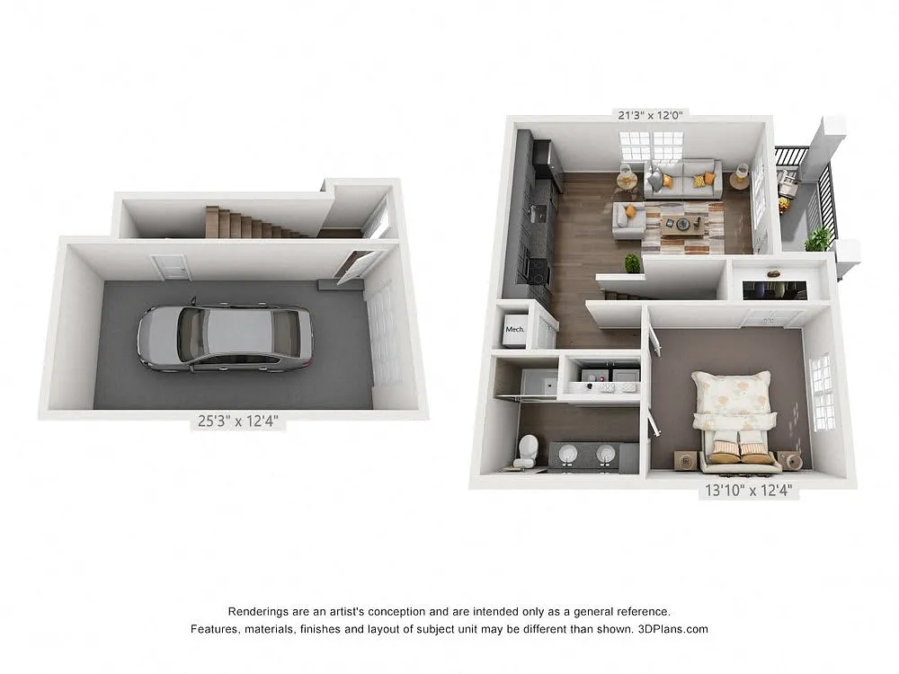 Floor plan 1806 Townhome