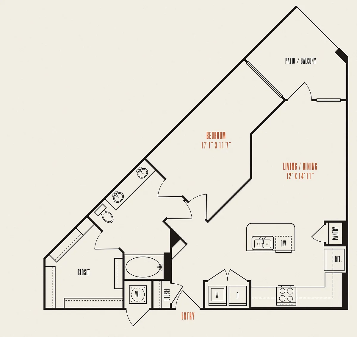 Floor plan A1K