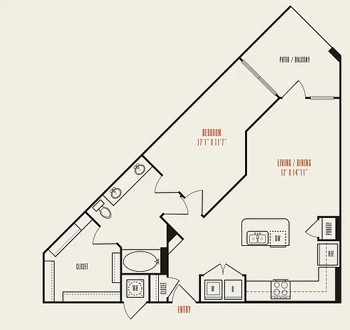 Floor plan A1K