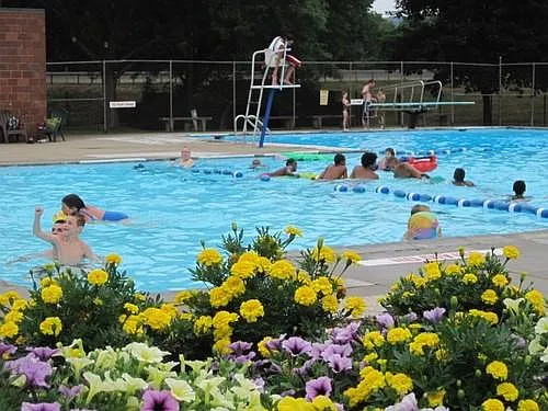 Nearby Denison Park and it's awesome pool.