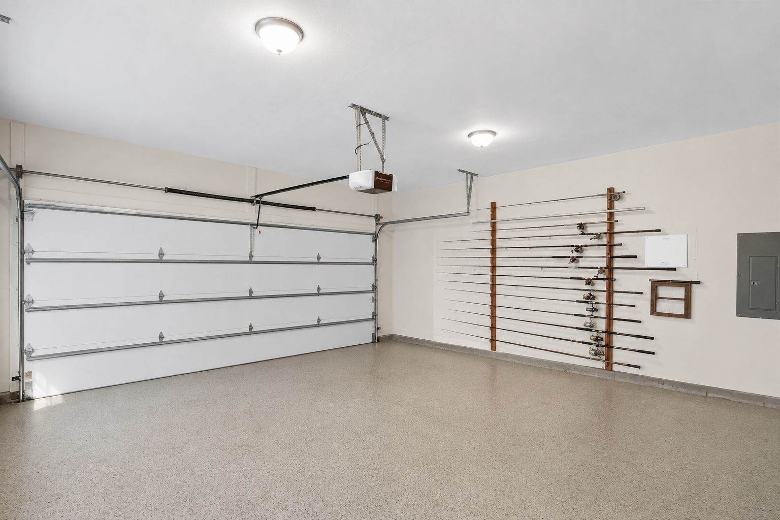  Two car garage Virtually decluttered