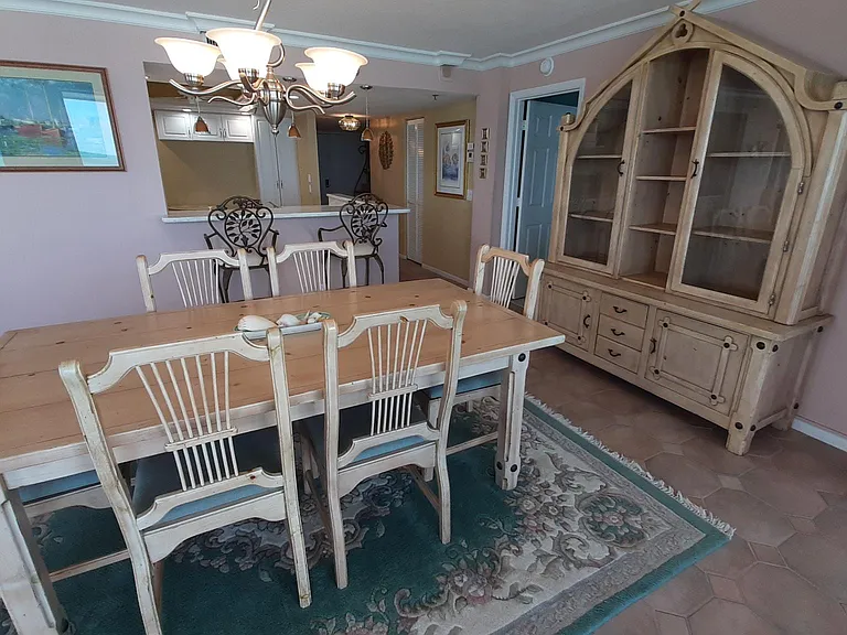 Dining Table and Hutch