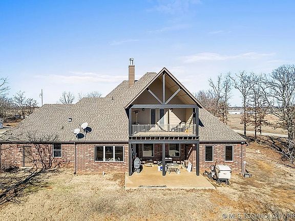 Rear elevation of home.