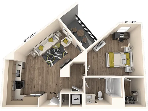 Floor plan A4-FinishII-751sf