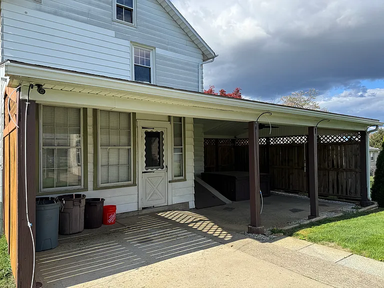 Rear patio
