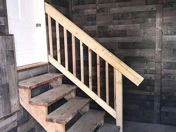 back enclosed entrance, great storage area and mud room