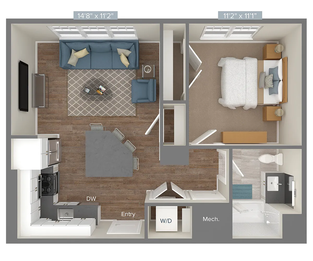 Floor plan A2-672
