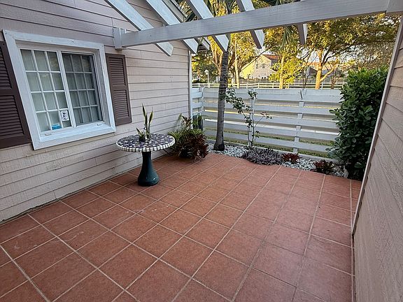 Front patio entrance