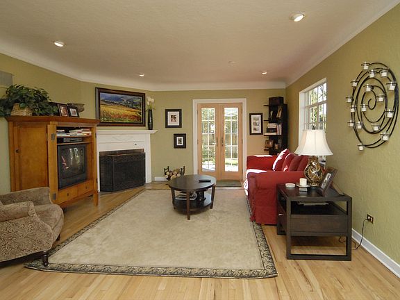 Living Room with French Doors