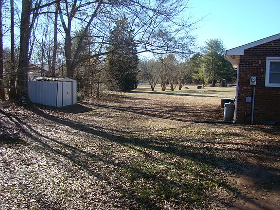 Back yard with storage bldg.