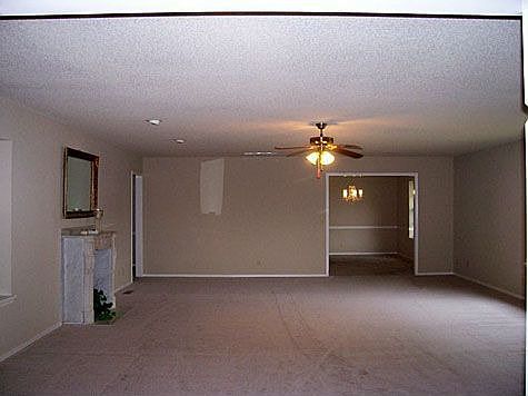 Living Room features new carpet!