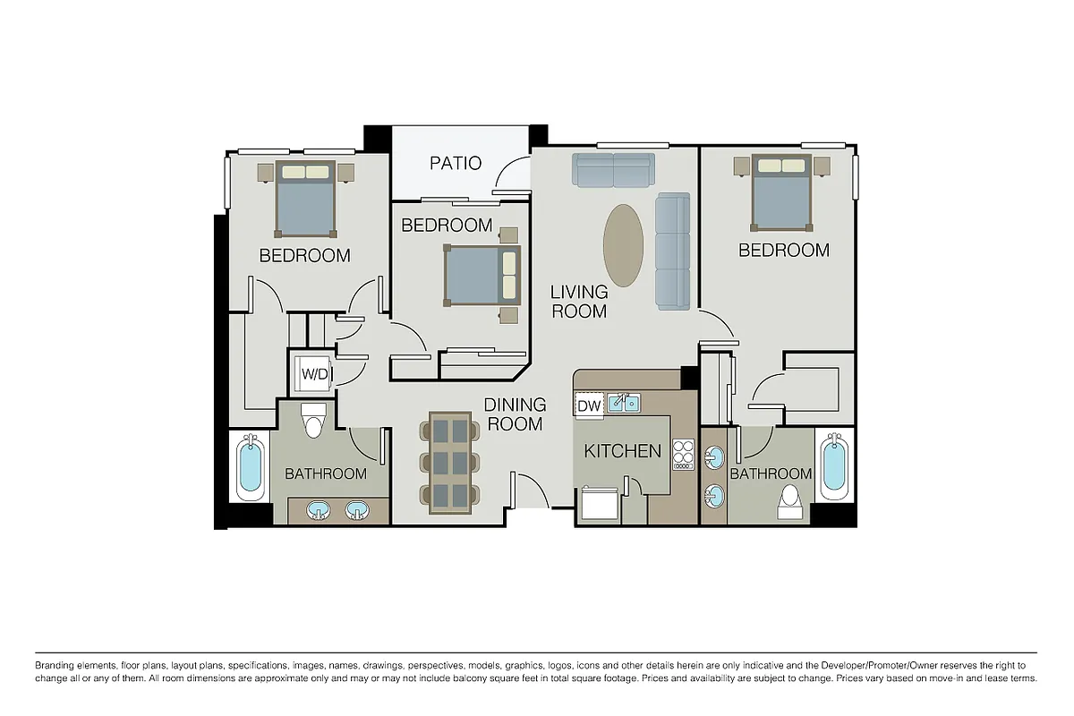 Floor plan Plan 3B