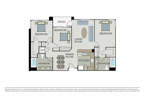 Floor plan Plan 3B