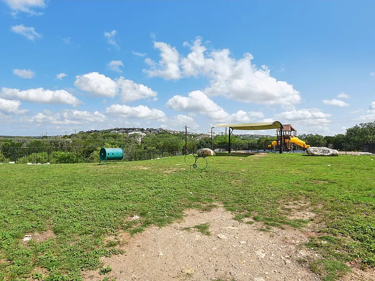 Fenced Dog Park at Overlook at Stone Oak Park Apartments, San Antonio, 78258