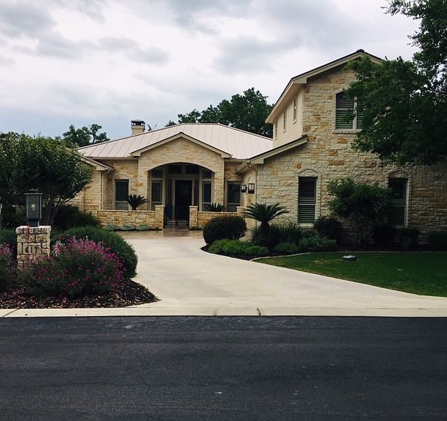Front of home facing west