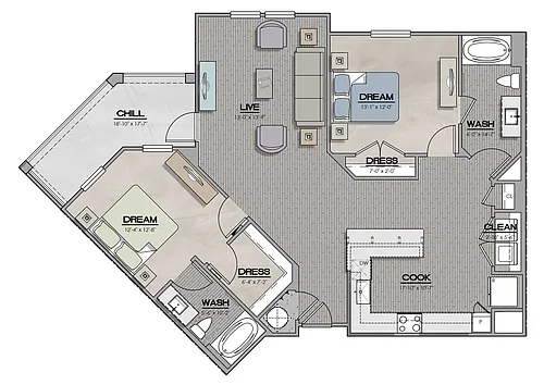 Floor plan B3