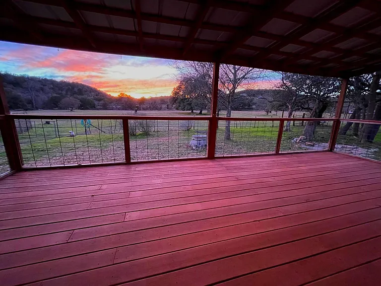 View from back deck
