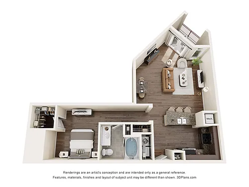 Floor plan Studio 3