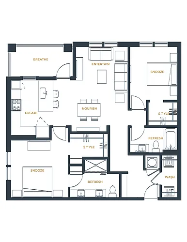 Floor plan B8
