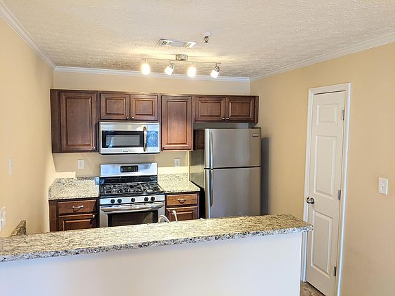 Stainless steel appliances.