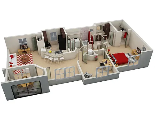 Floor plan Wexford with Den - Garage Included