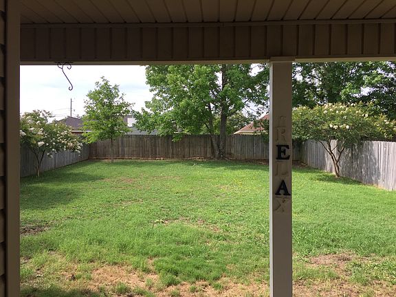 Large backyard