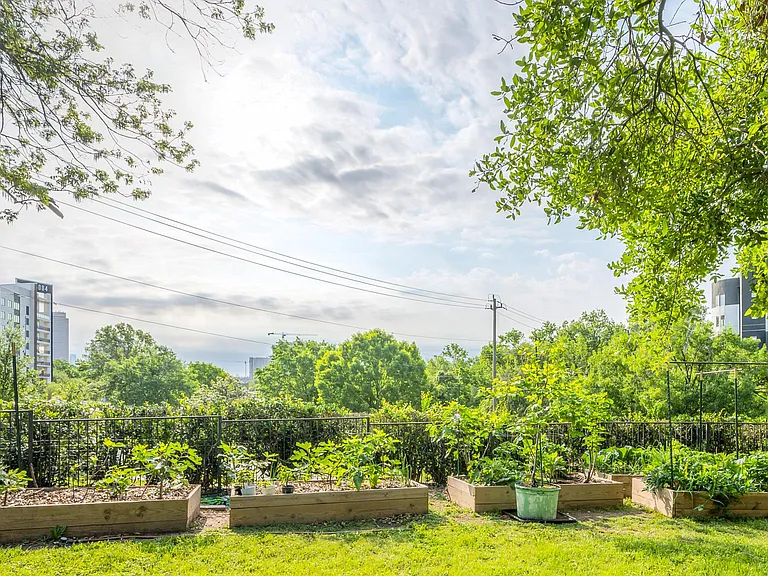 community garden for Hillside Condos