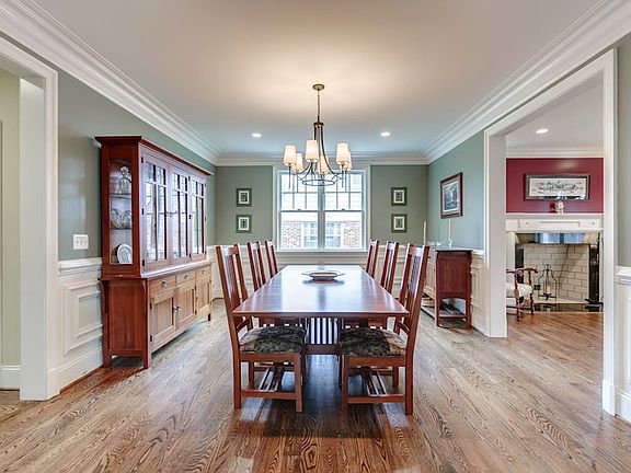 Holiday dinner sized dining room