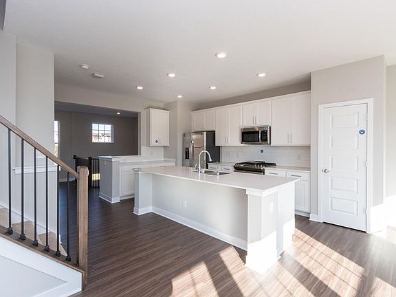 Open floor plan is bright and airy