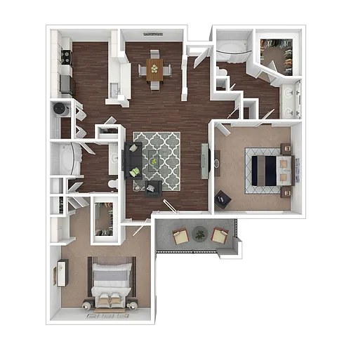 Floor plan B3