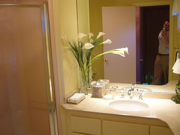 Wonderfully updated second floor addition bathroom.