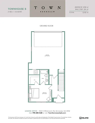 Floor plan TH-B