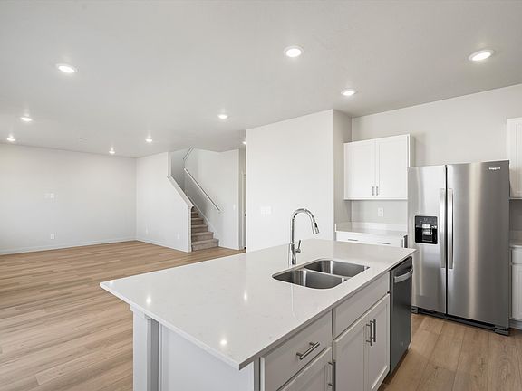 The Aspen floorplan interior image taken at a Meritage Homes community in Santaquin, UT.