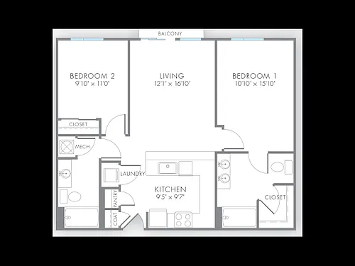 Floor plan De Stijl