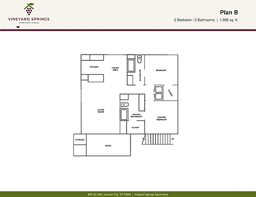 Floor plan Plan B