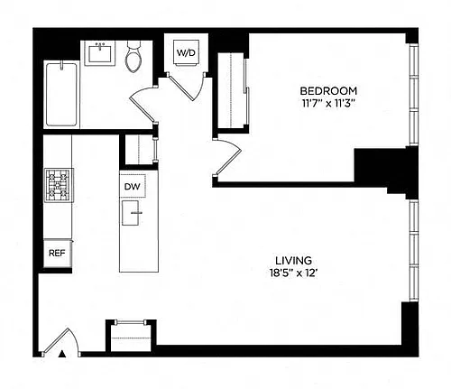 Floor plan 1AZ West
