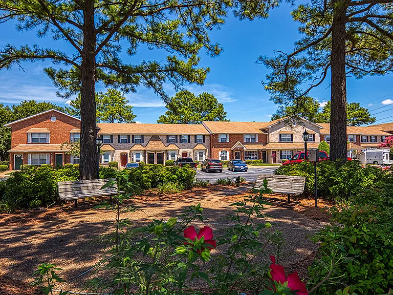Mature landscaping