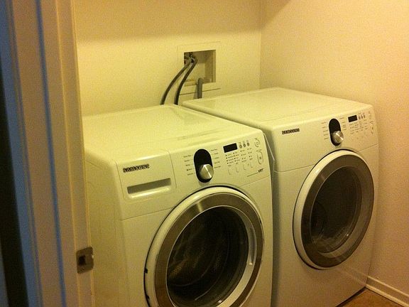 Included upstairs w/d