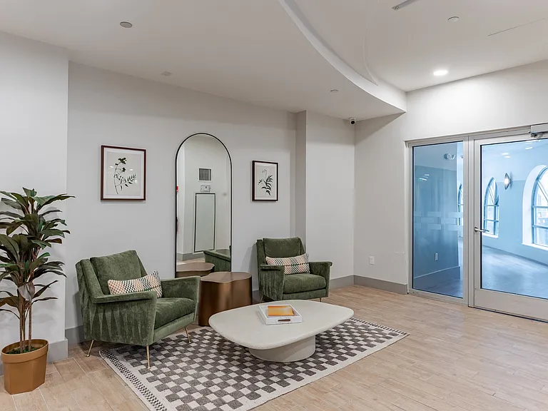 Resident Sitting Area at 15 Bank Apartments in White Plains, NY 10606