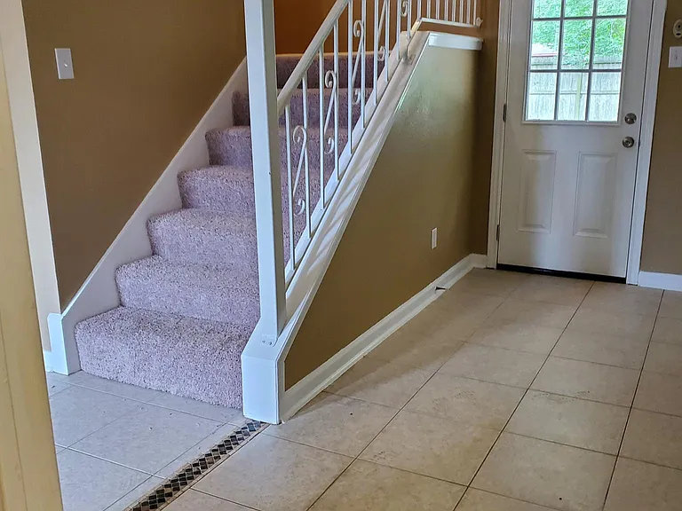 Stairs - Living Room on Right